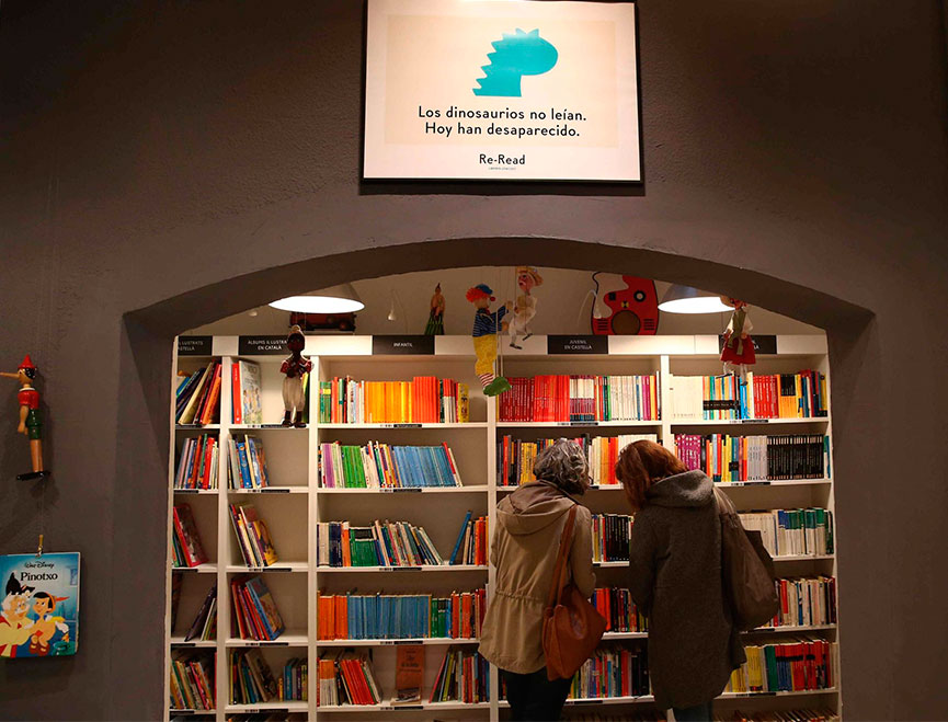 La franquicia Re-Read, que tras abrir su primer local en 2013, ha inaugurado en Barcelona la número 33
