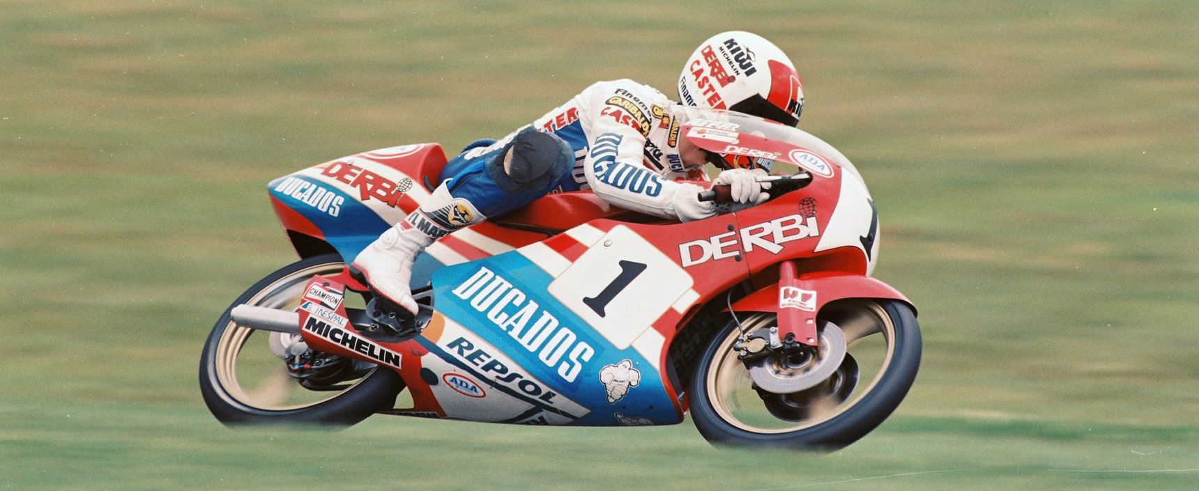 Jorge Martínez Aspar conquistó el campeonato del mundo de 80cc y 125 cc en 1988