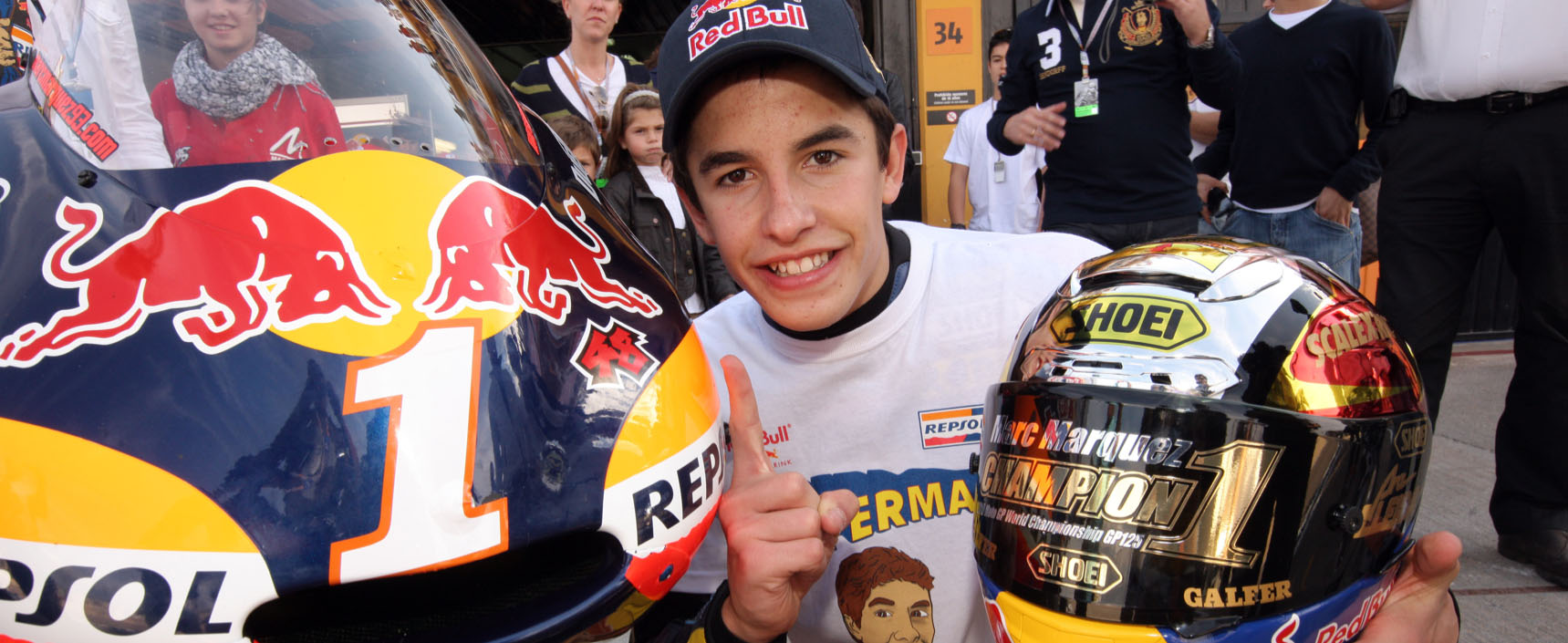 Marc Márquez se proclamó en Mugello campeón del mundo en la categoría de 125 cc