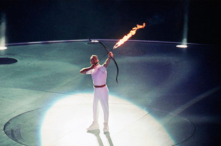 Antonio Rebollo en los Juegos Olímpicos de Barcelona 92