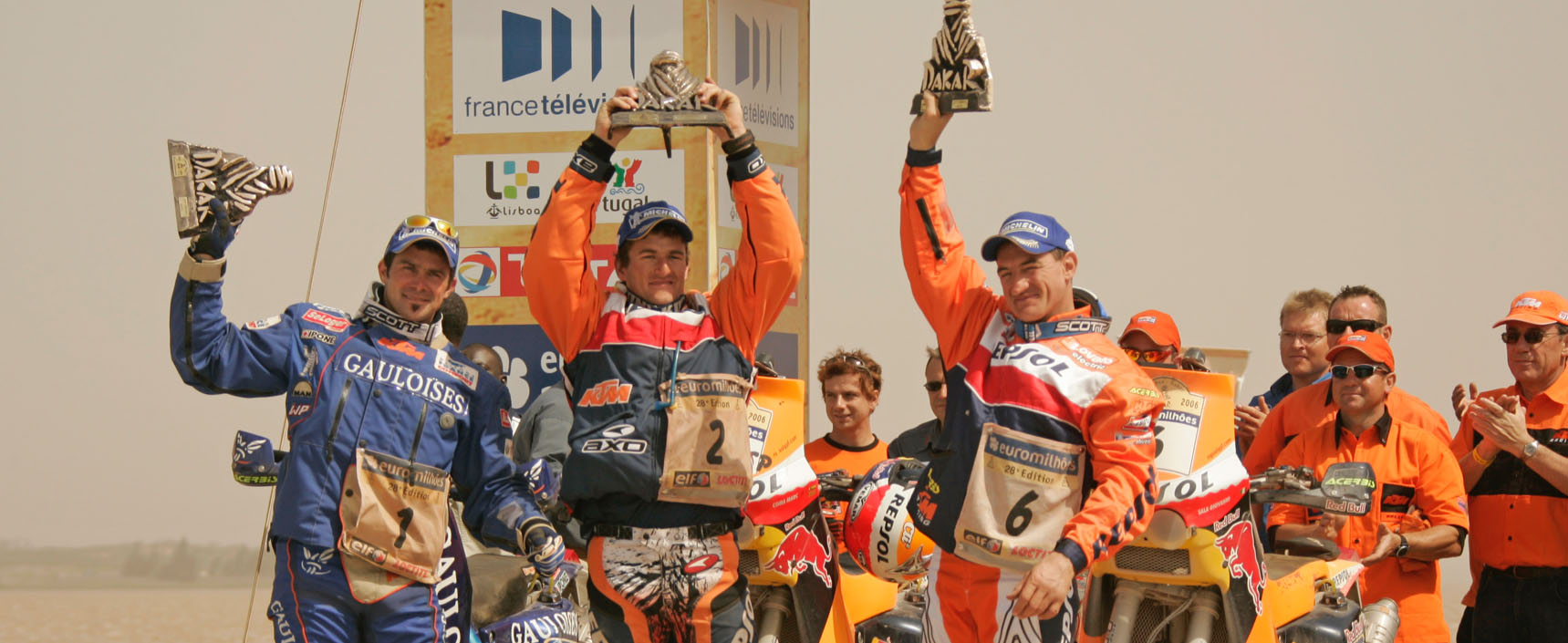 Marc Coma consiguió en 2006 su primer Dakar en la categoría de motos