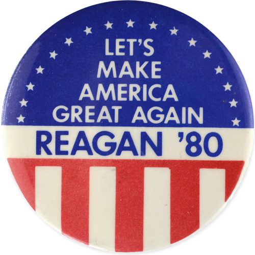 Chapa de Campaña Ronald Reagan