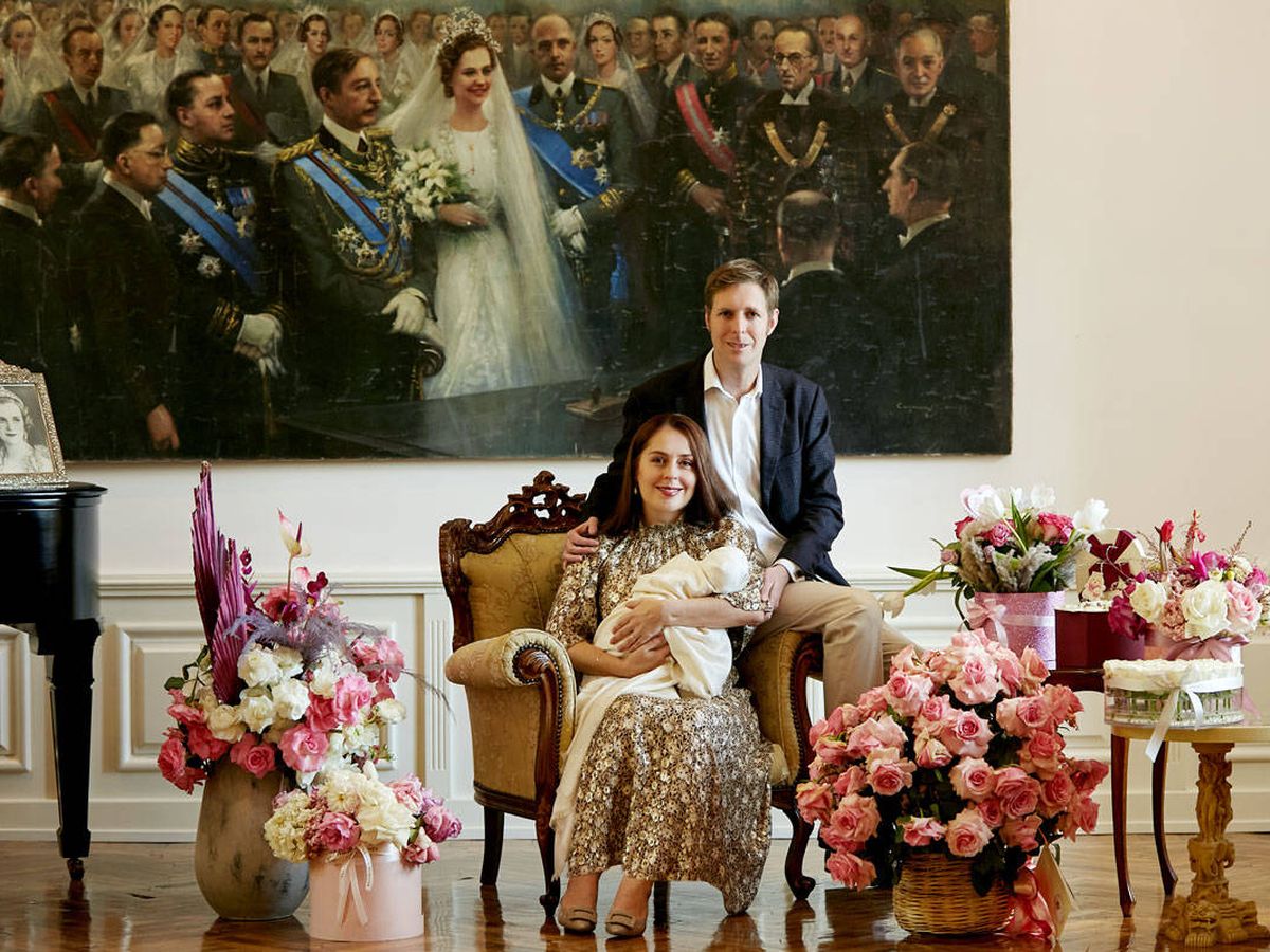 Foto: Los príncipes Leka y Elia de Albania, con su hija Geraldine. (Foto: Royal Court of the Albanians)