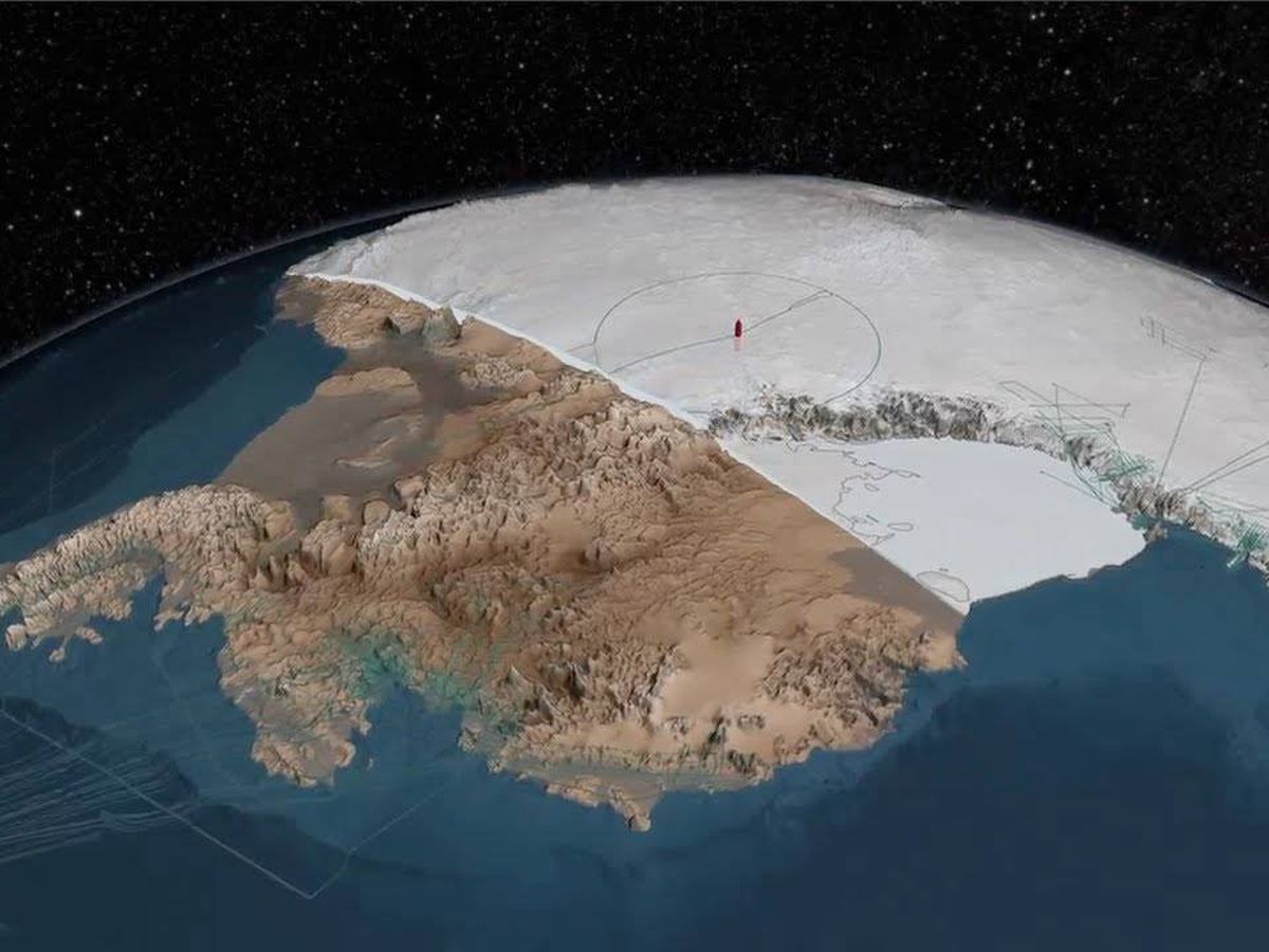 Lo que nadie ha visto hasta ahora: así es la Antártida bajo el hielo