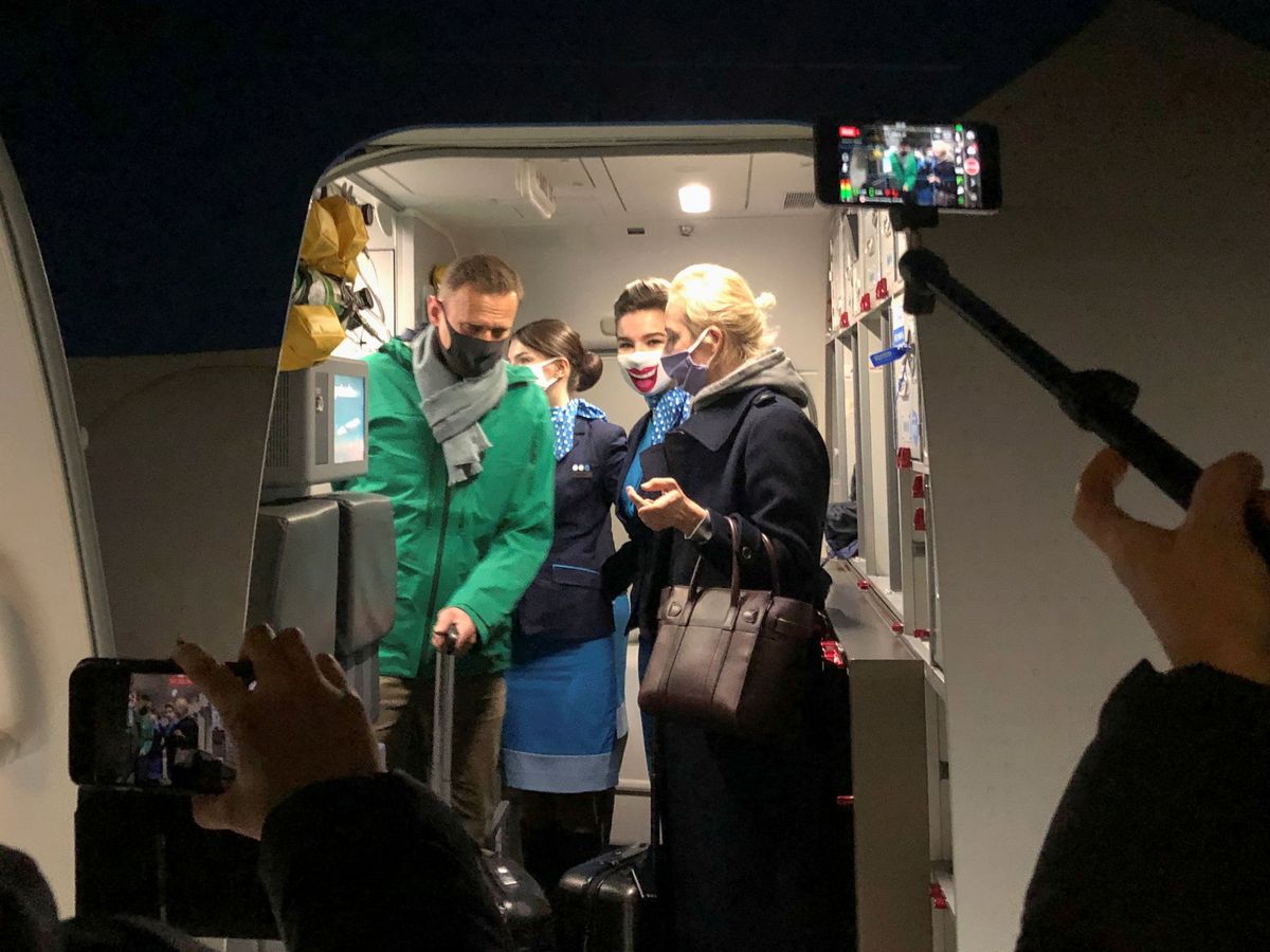 El líder opositor ruso Navalni ha sido arrestado tras aterrizar en Moscú