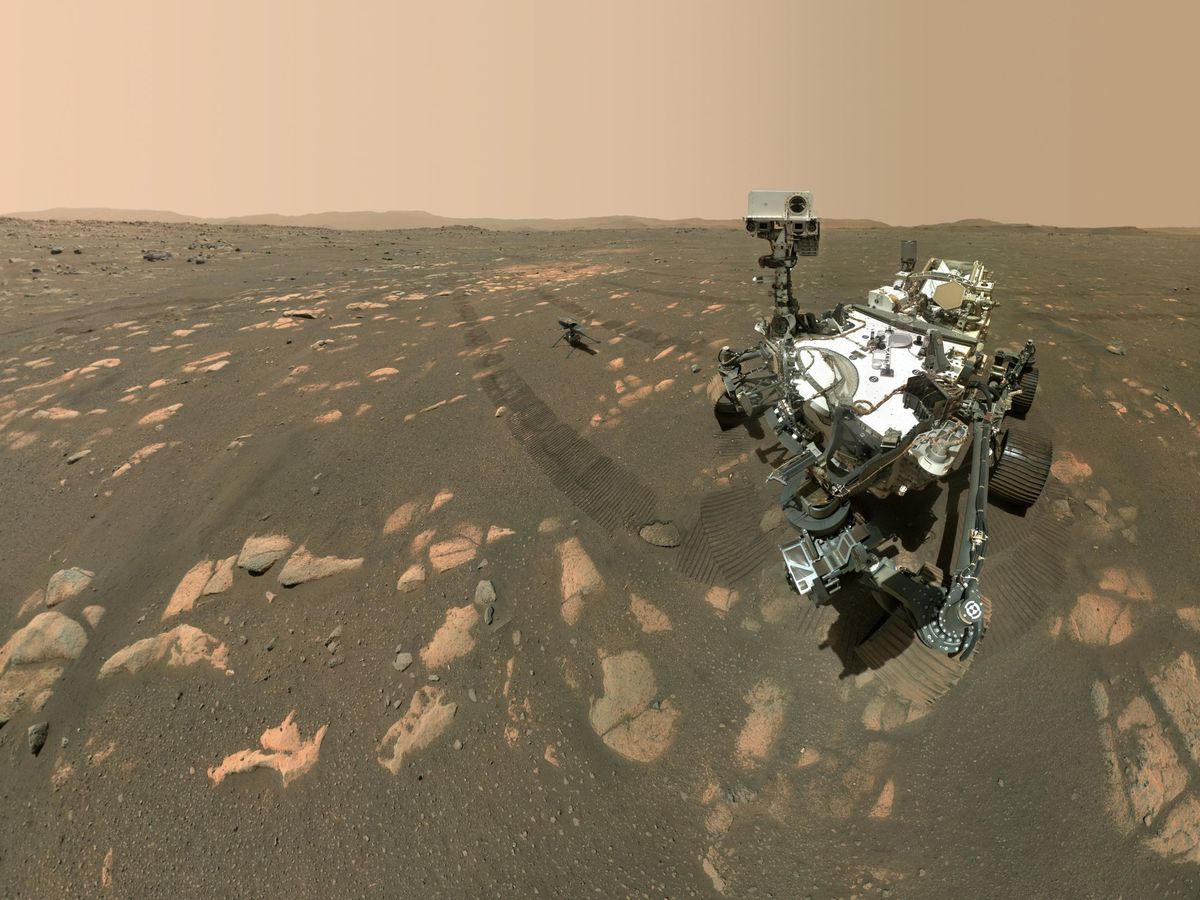 Photo: Image of the Rover Perseverance (EFE / EPA / NASA JPL-Caltech)