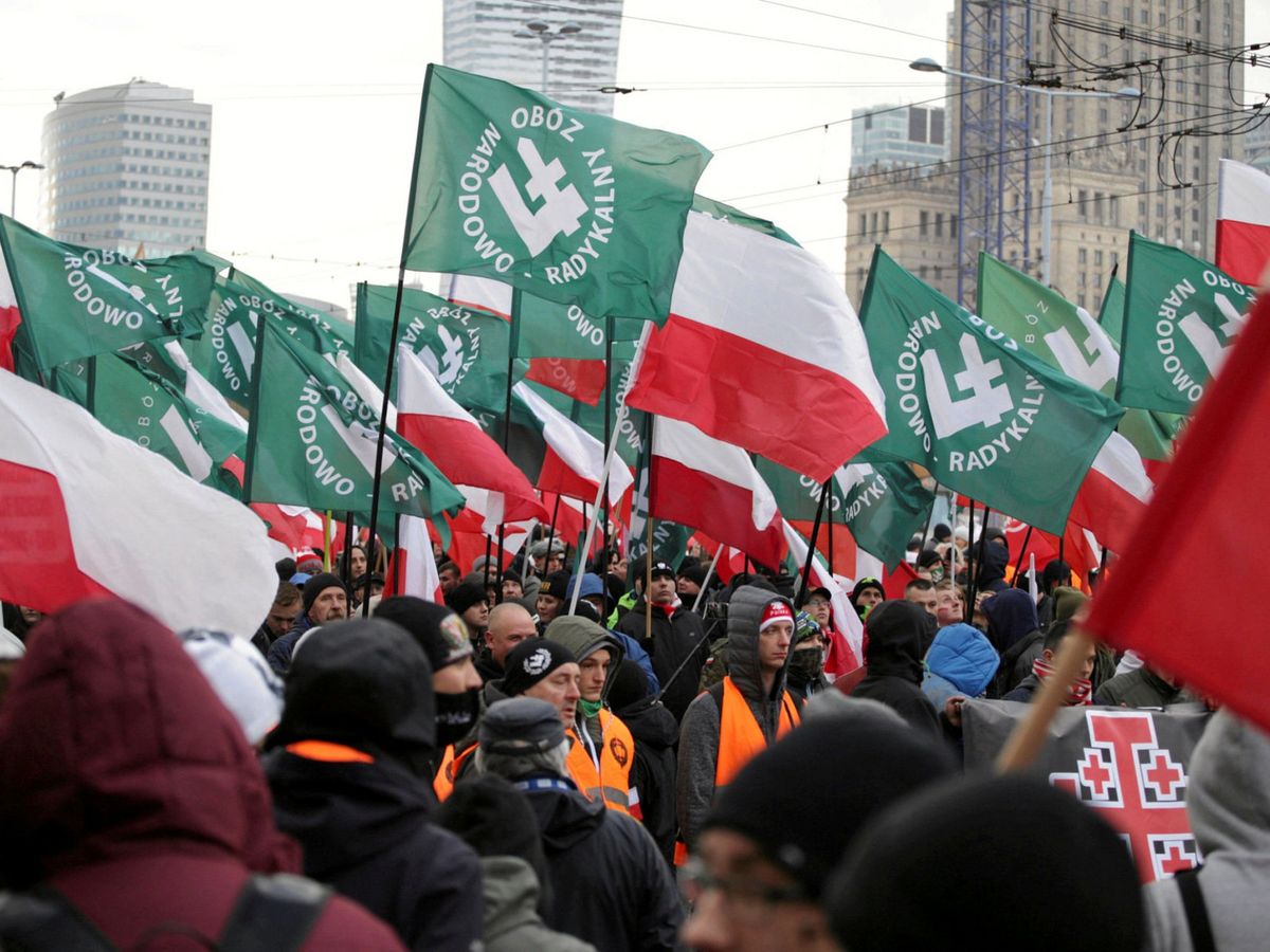 Na zdjęciu: demonstracja ONR w rocznicę odzyskania przez Polskę niepodległości.  (Reuters)