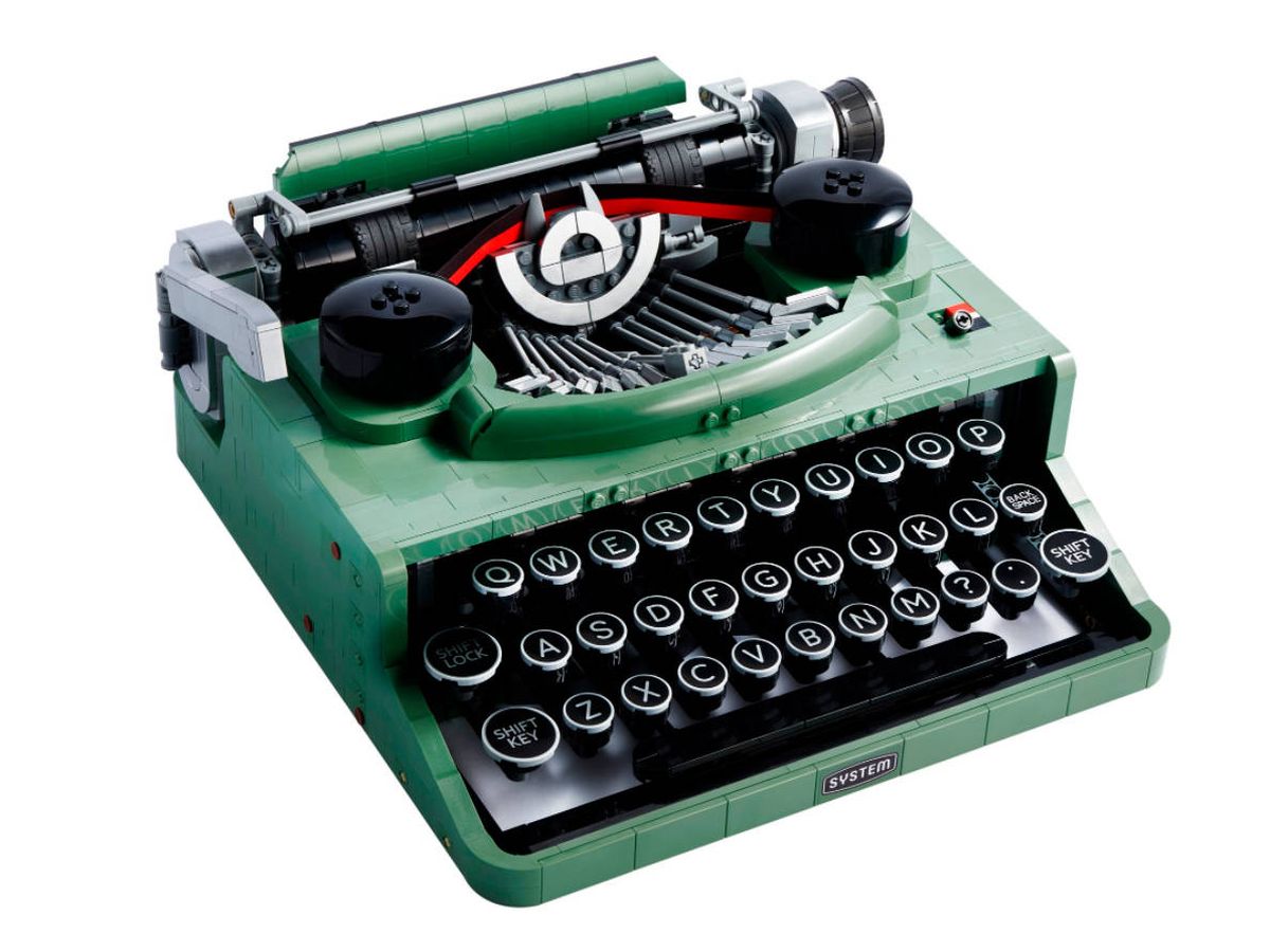Foto: La máquina de escribir de Lego cuesta el equivalente a 165 euros en Estados Unidos