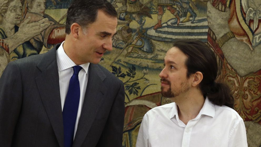 Pablo Iglesias propone al rey un gobierno de coalición entre Podemos, PSOE e IU