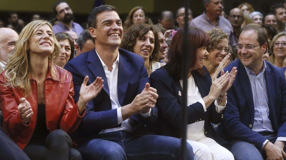 Lozano elude pedir perdón al PSOE y Sánchez elogia la apertura del partido