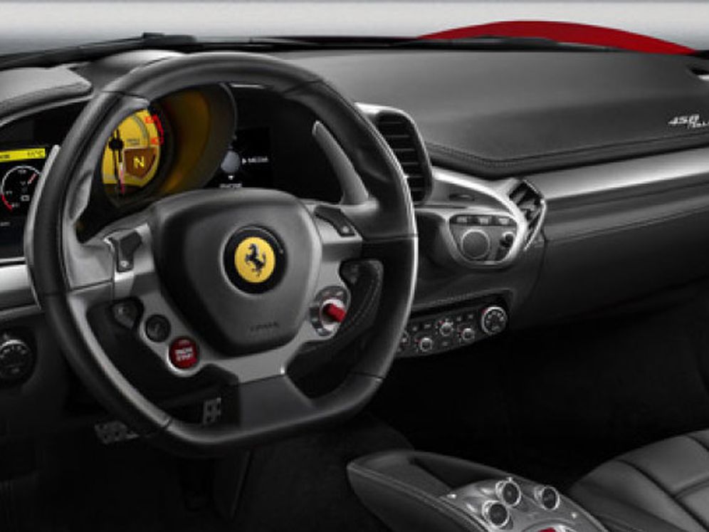 Los interiores del nuevo Ferrari 458 Italia