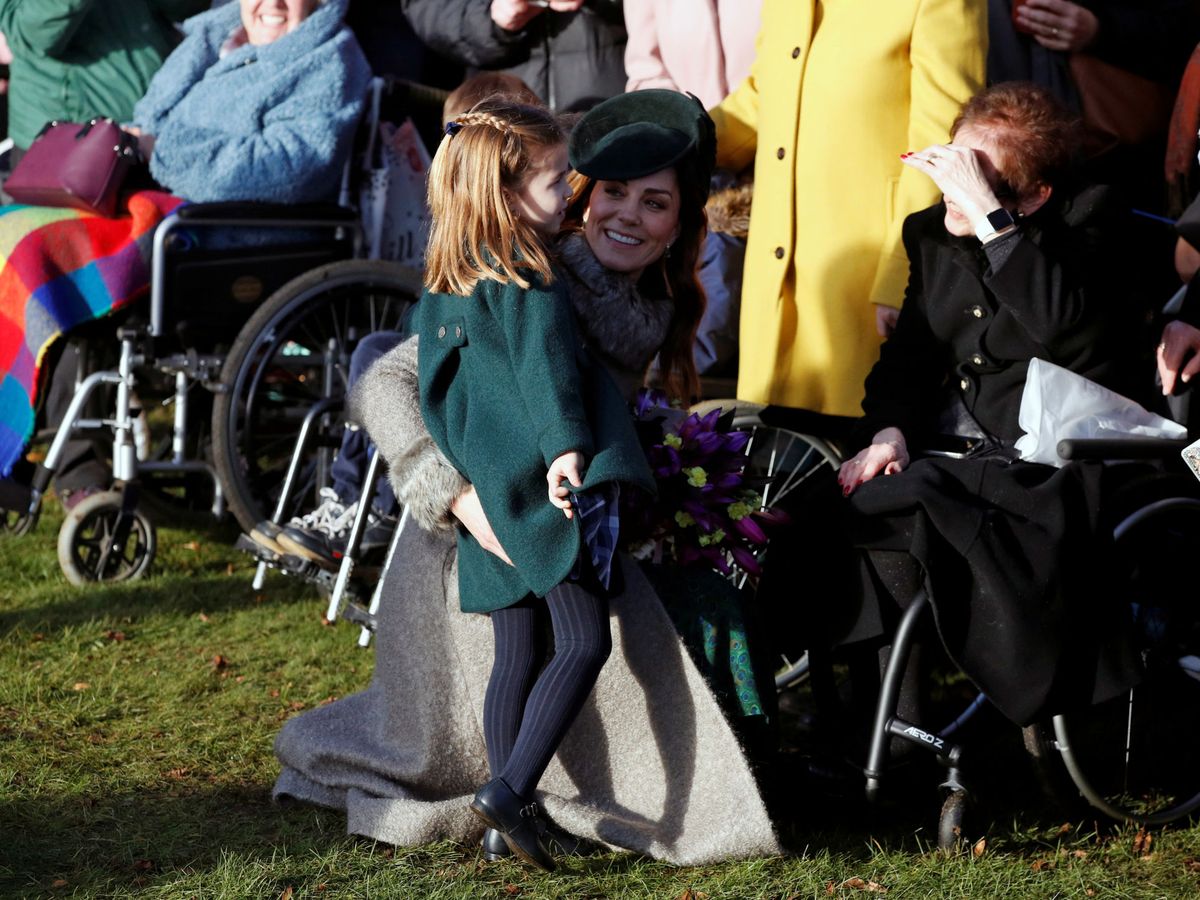 Foto: Kate Middleton y Charlotte, la pasada Navidad. (Reuters)