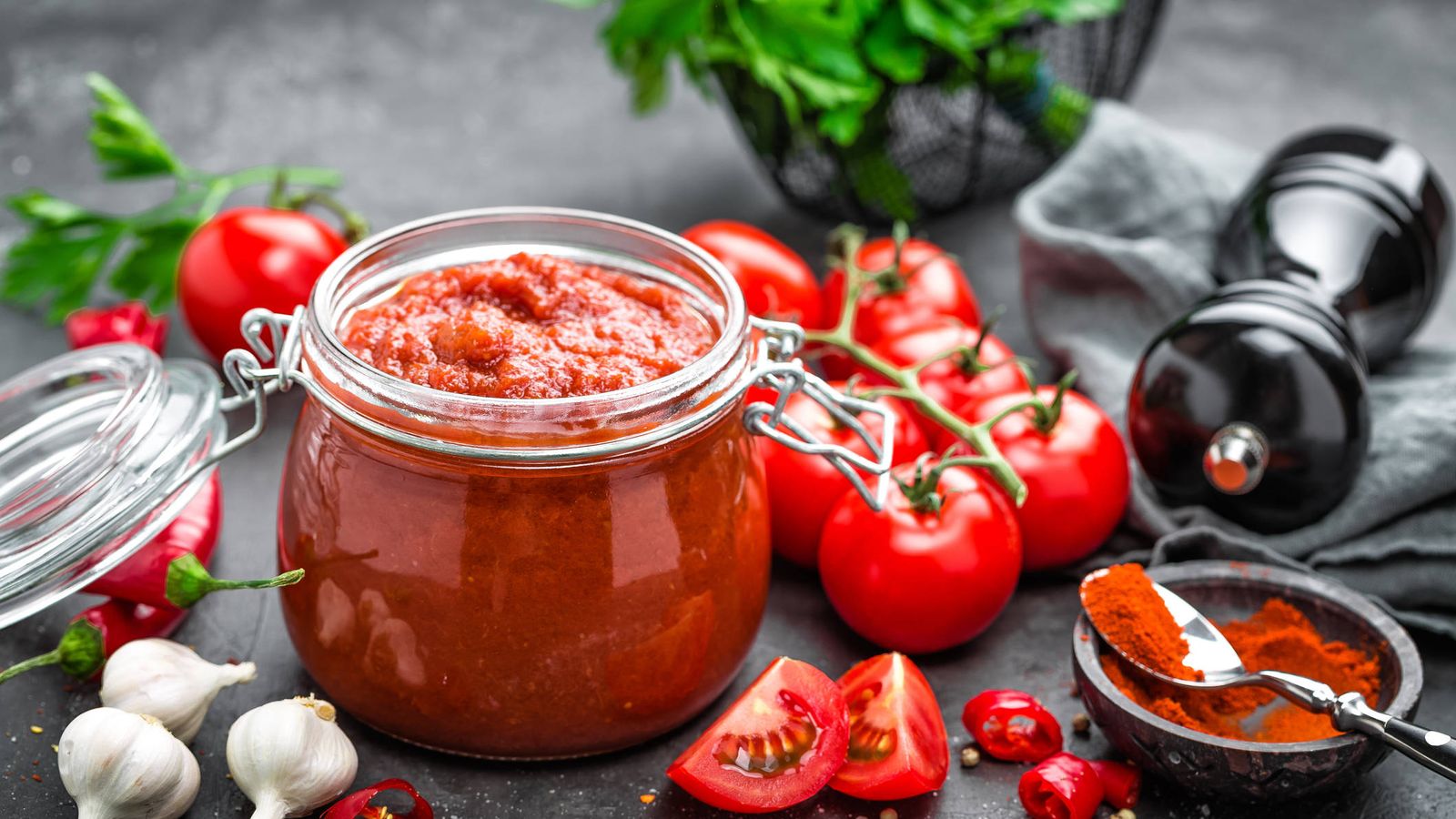 Prefiere las salsas a base de tomate en lugar de las cremosas
