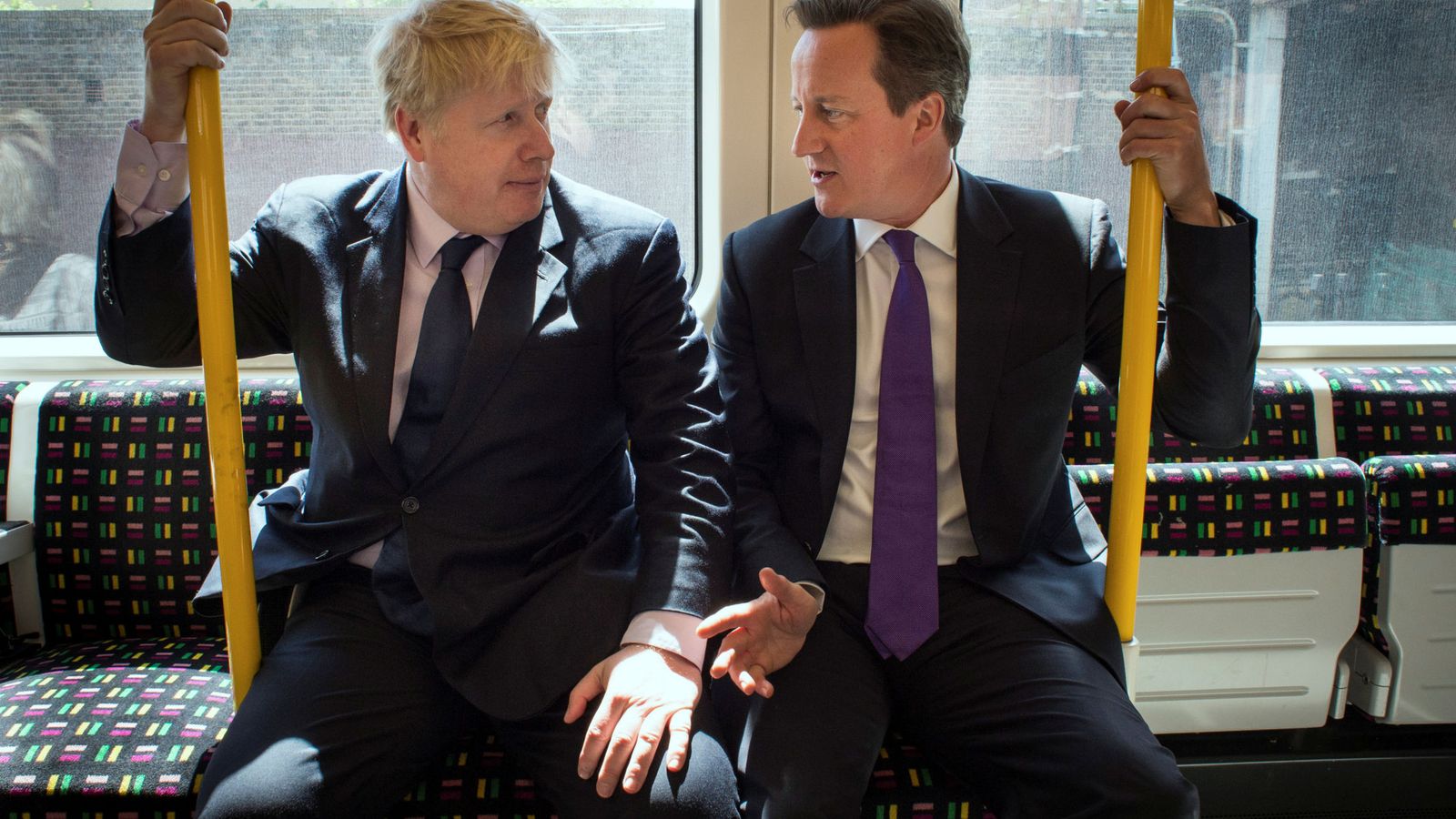 Photo: Boris Johnson, current British 'Premier' and David Cameron's file photo.  (Reuters)