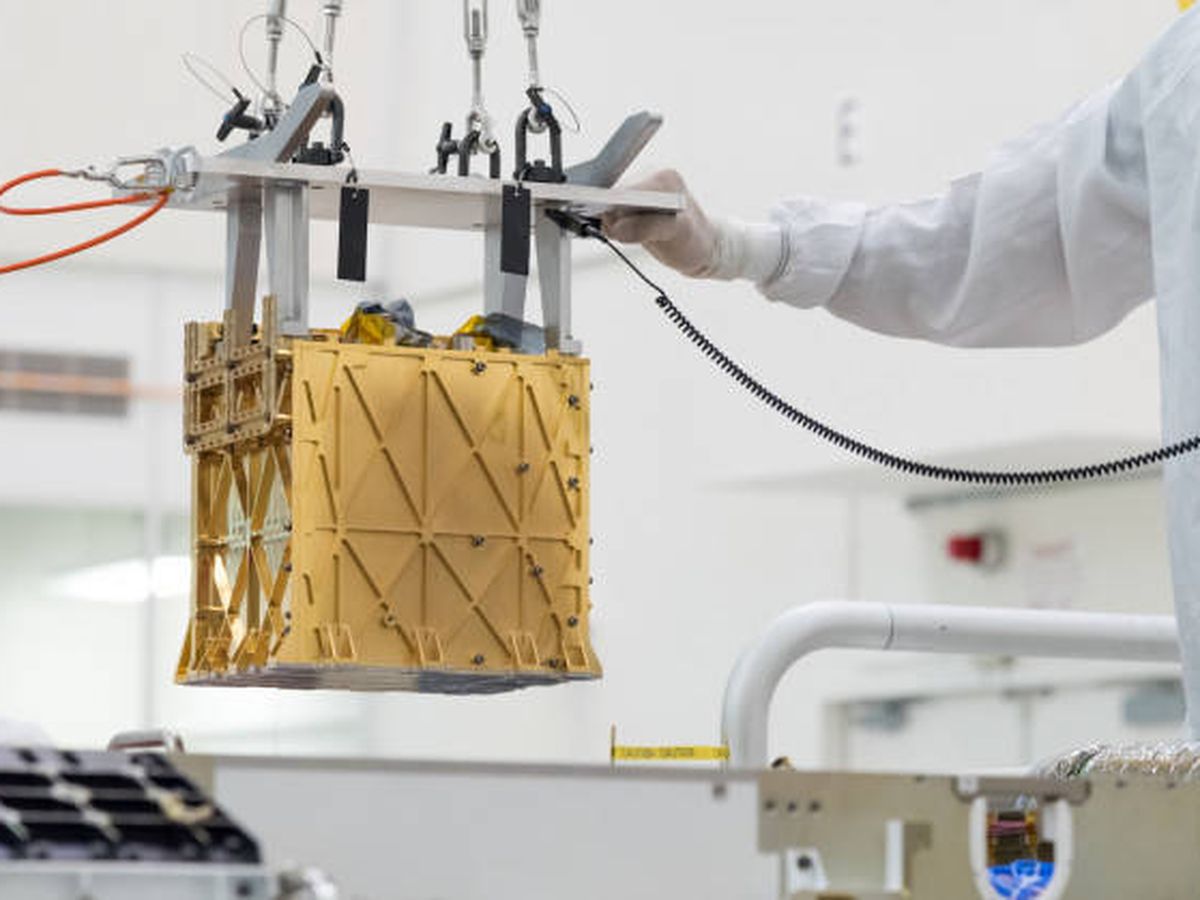 Foto: MOXIE la máquina que producirá oxígeno en Marte (NASA)