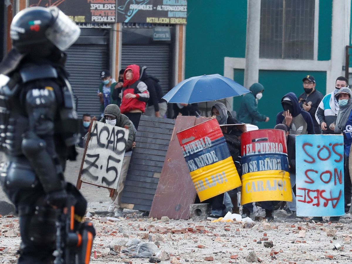 Manifestaciones Hoy Bogota - En Vivo Paro Nacional ...