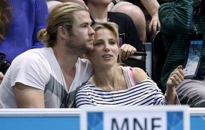 Elsa Pataky y Chris Hemsworth pasean su amor por los Juegos Olímpicos