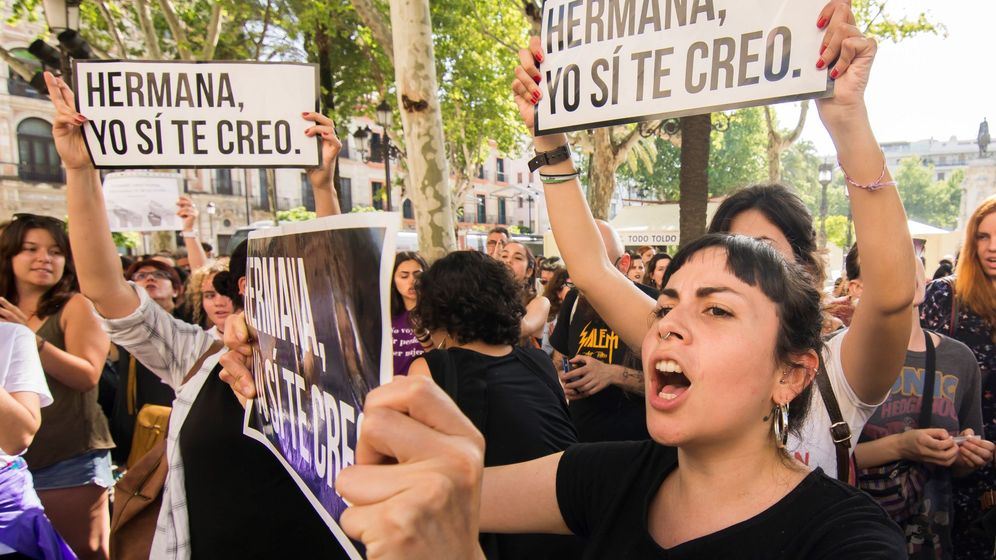 Image result for Manifestaciones mujeres sentencia manada