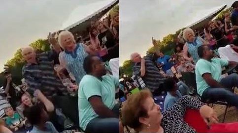 Unos abuelos que causan sensación en un festival musical