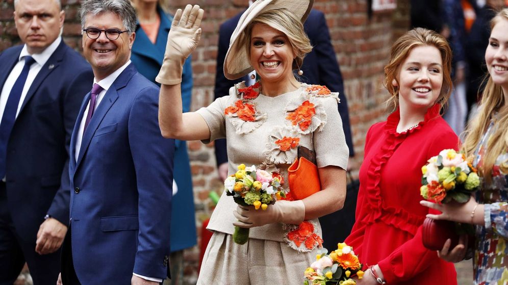 Foto: Máxima y Alexia de Holanda, durante el Día del Rey. (Reuters)