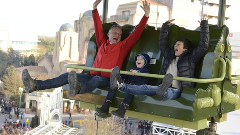 Eva Hache, su marido y su hijo disfrutan de Disneyland Paris