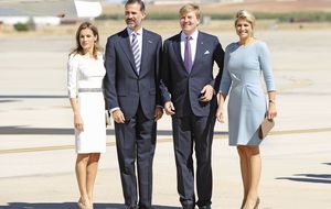 Los reyes de Holanda visitan España