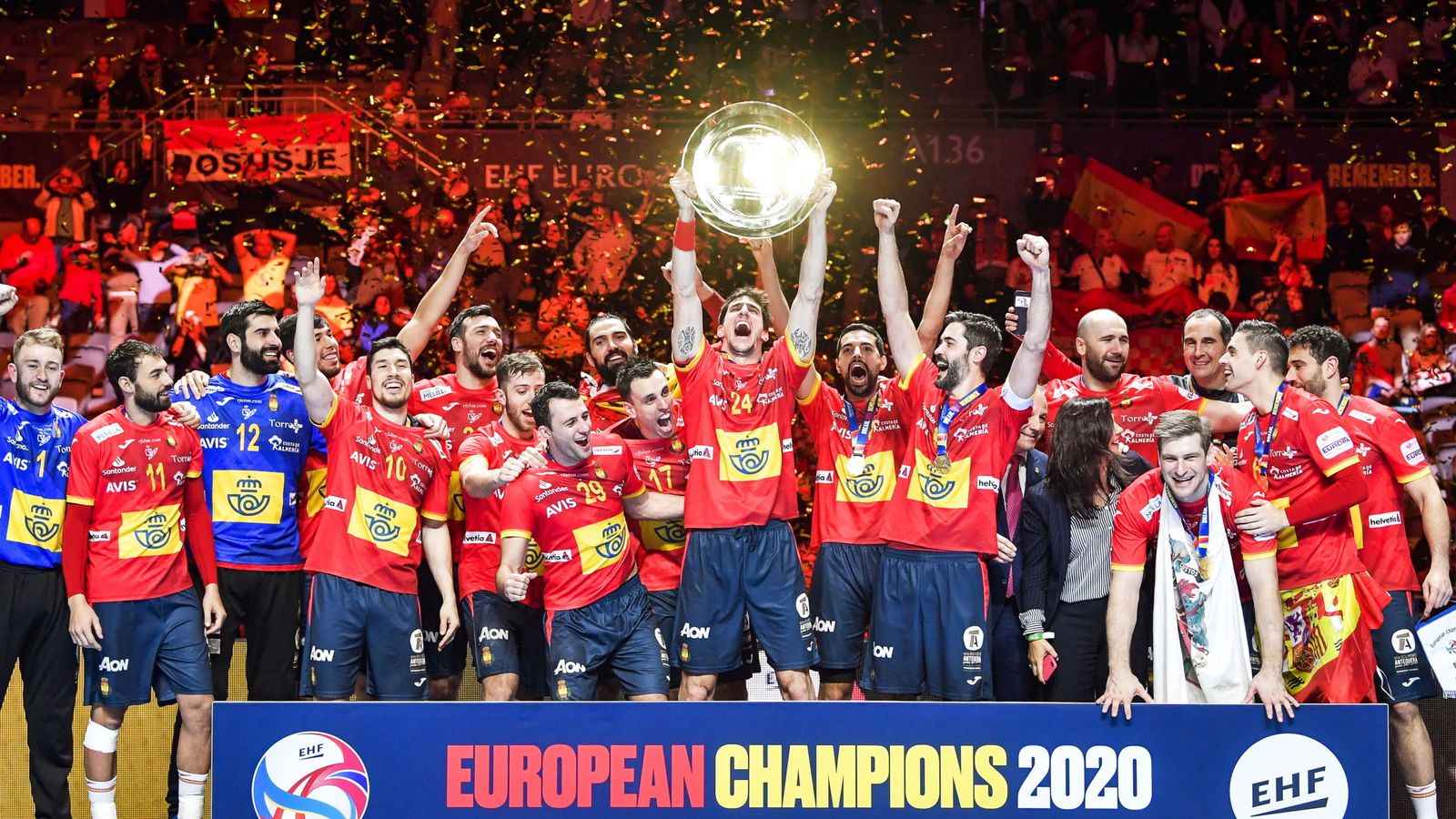 Selección española de balonmano: España vence a Croacia en un final de  infarto y revalida el título europeo de balonmano