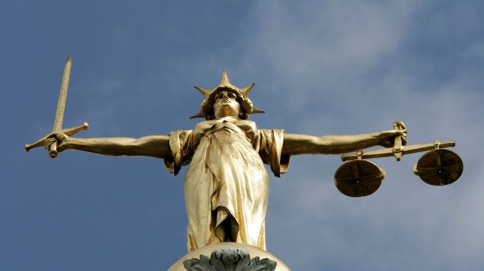 Foto: Estatua de la justicia en Londres. (Reuters)