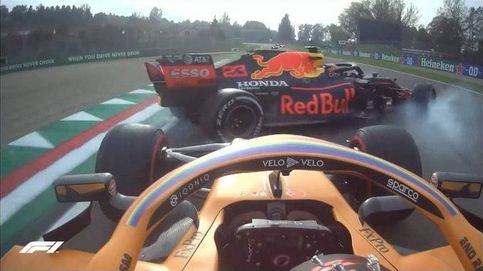 Carlos Sainz o cómo no llevarse un Red Bull puesto y evitar más daños todavía