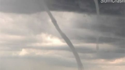 Tornados simultáneos en el lago Michigan