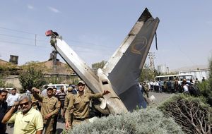 Accidente aéreo en Teherán