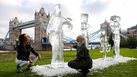Animales de chocolate y esculturas de hielo en Londres: el día en fotos