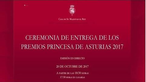 Ceremonia íntegra de entrega de los Premios Princesa de Asturias 2017