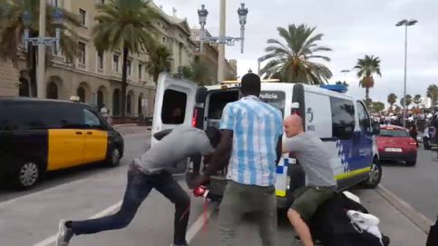 Nueva pelea durante una redada entre Guardia Urbana y manteros en Barcelona