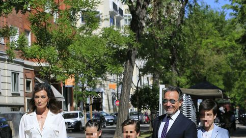Nieves Álvarez y Marco Severini, dos ex bien avenidos en la comunión de sus hijos