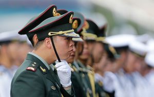 Disciplina militar en los desfiles