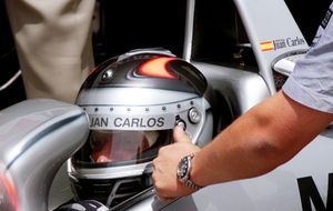 Imágenes de Don Juan Carlos, el Rey de la Fórmula 1