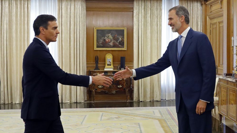 Foto: Felipe VI recibe a Pedro Sánchez en Moncloa el pasado septiembre. (EFE)