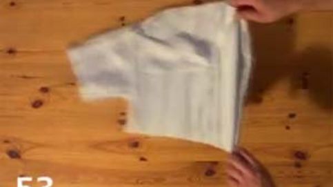 Cómo doblar una camisa en menos de 2 segundos