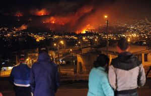 Valparaíso, devorado por las llamas