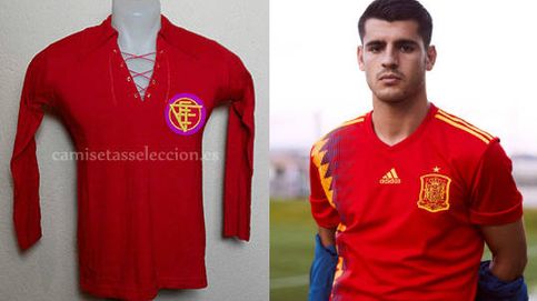 Así era la auténtica camiseta de España de la República... y la franquista