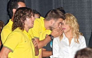 El divertido encuentro de Shakira y Piqué en Miami