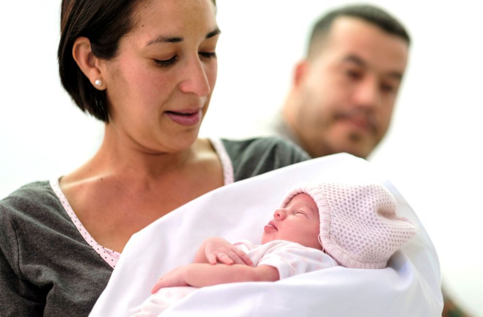 Foto: El primer nacimiento registrado en el año 2019. (EFE)