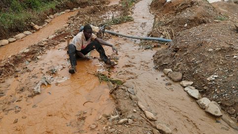 Las minas abiertas de oro del Congo