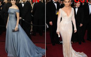 Las mejor y peor vestidas de los Oscar 2012