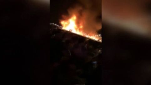 Impresionante incendio en Guatemala para dar la bienvenida al 2019
