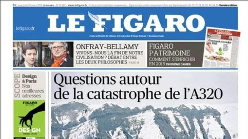 El accidente de avión en Francia en la prensa nacional e internacional