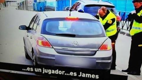 James Rodriguez fue perseguido por la policía tras ir a 200km/h