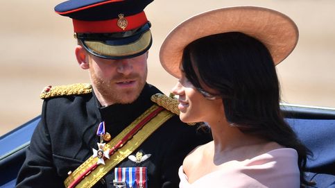 El príncipe Harry y su mujer, pletóricos en el día más feliz de la reina Isabel II