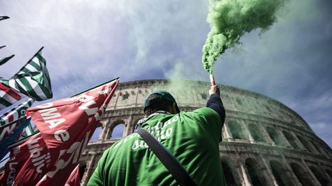 Huelga de empleados públicos en Roma y preparativos para la cumbre del G7: el día en fotos